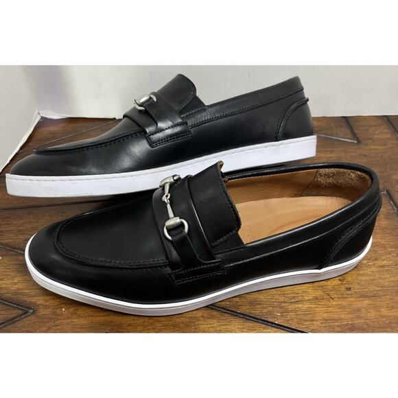 Allen Edmonds Men’s Randolf Black White Horsebit Leather Dress Shoes 9.5E main image 6
